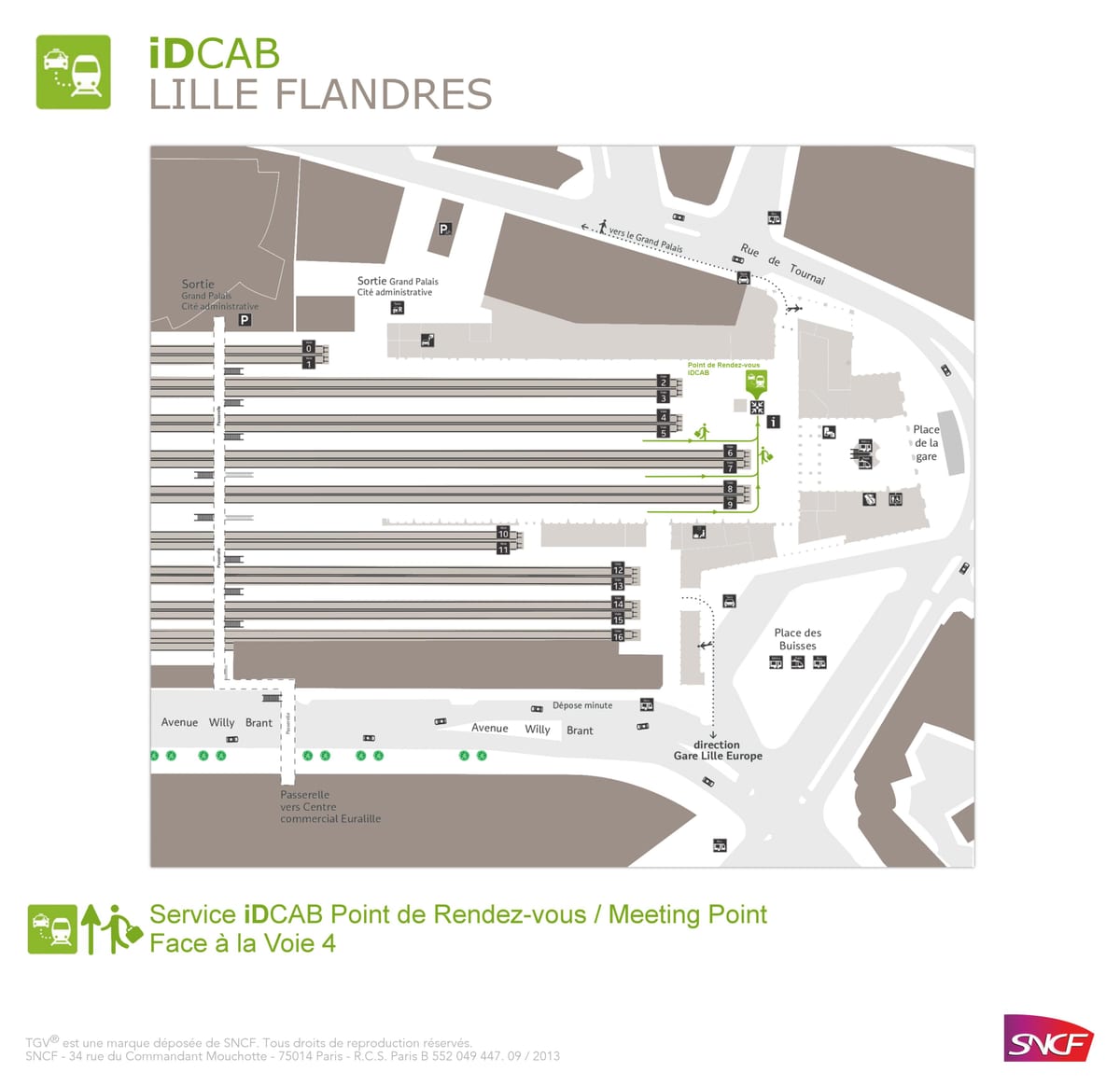карта на Лил европа, Лил flandres