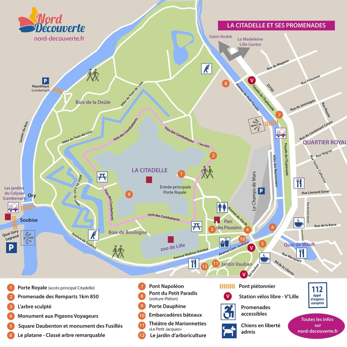 карта на Лил парк