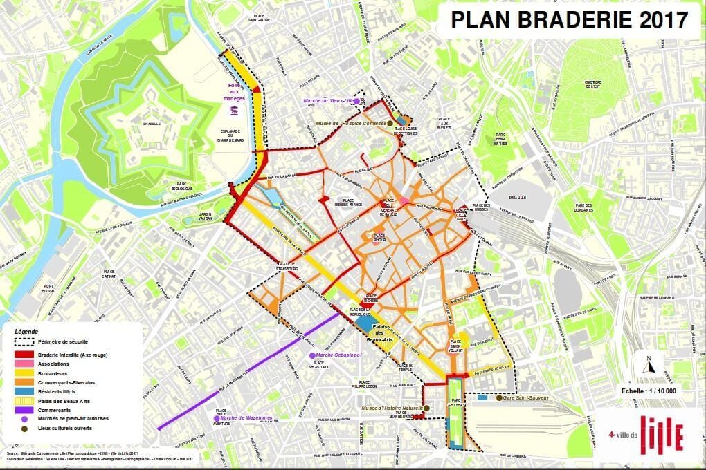 карта на Лил braderie