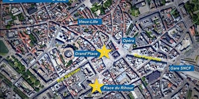 Карта на Лил божиќ пазар