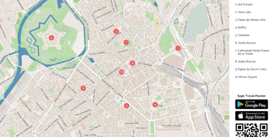 Туристичка карта на Лил франција